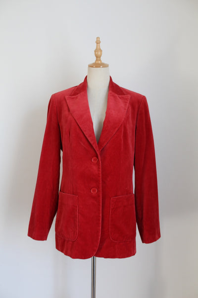 UNITED COLORS OF BENETTON VELVET JACKET - SIZE 8