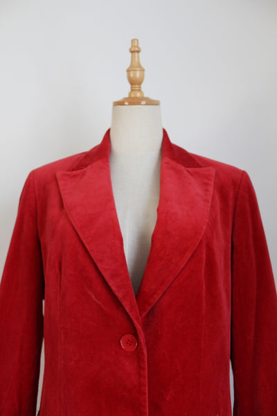 UNITED COLORS OF BENETTON VELVET JACKET - SIZE 8