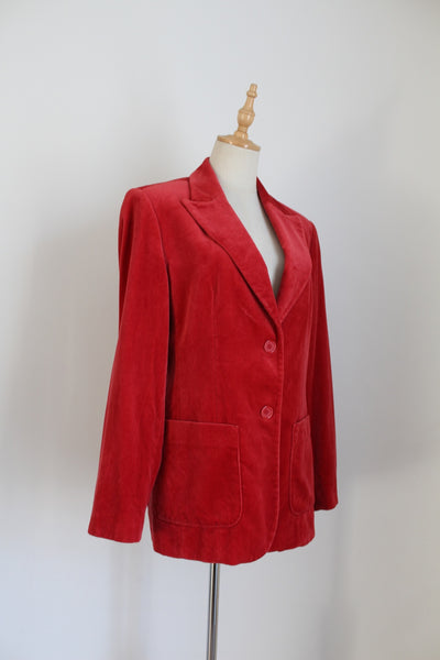 UNITED COLORS OF BENETTON VELVET JACKET - SIZE 8