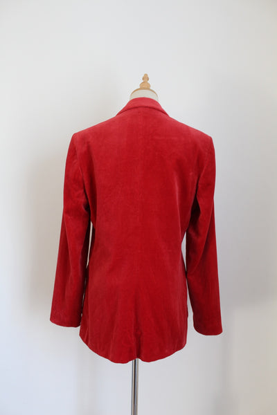 UNITED COLORS OF BENETTON VELVET JACKET - SIZE 8