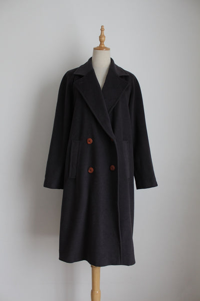 CHARLES MAUDRET PARIS WOOL CASHMERE COAT - SIZE 14