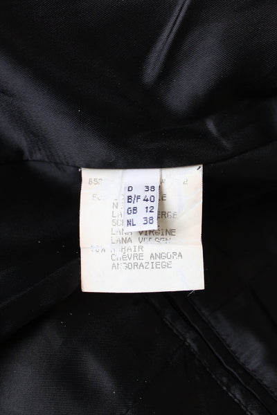 FS WOOL MOHAIR COAT CHARCOAL - SIZE 12