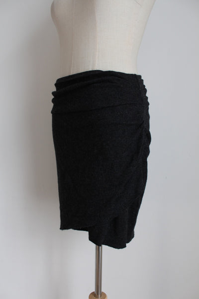 COUNTRY ROAD WOOL RUCHED SKIRT - SIZE XS