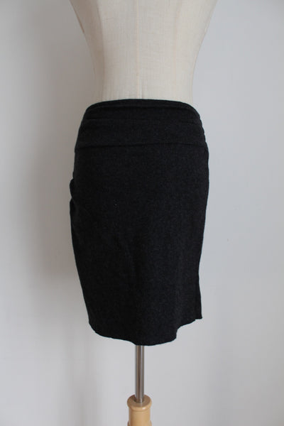 COUNTRY ROAD WOOL RUCHED SKIRT - SIZE XS