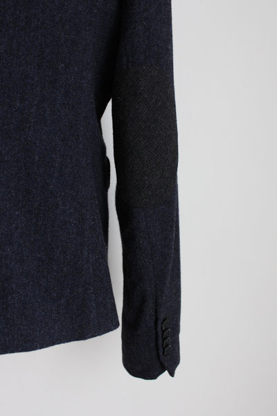 KATWIL LONDON 100% WOOL BLAZER NAVY - SIZE 14