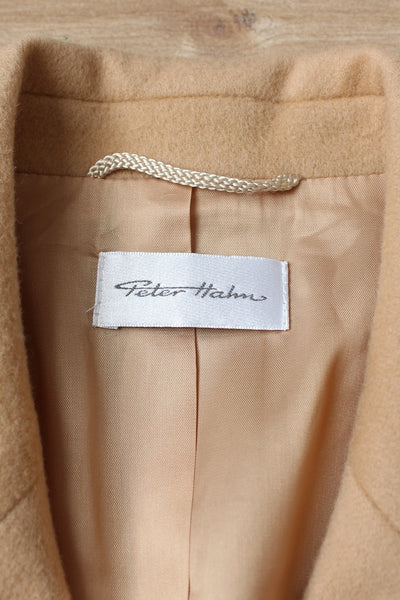 PETER HAHN LAMBSWOOL CASHMERE BLAZER - SIZE 8
