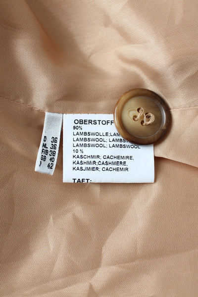PETER HAHN LAMBSWOOL CASHMERE BLAZER - SIZE 8