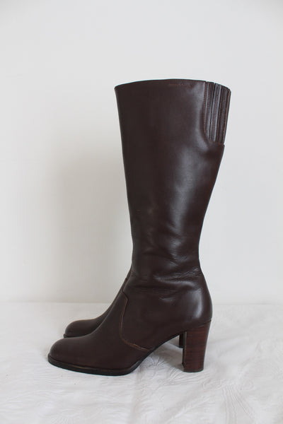GREEN CROSS GENUINE LEATHER BOOTS - SIZE 5