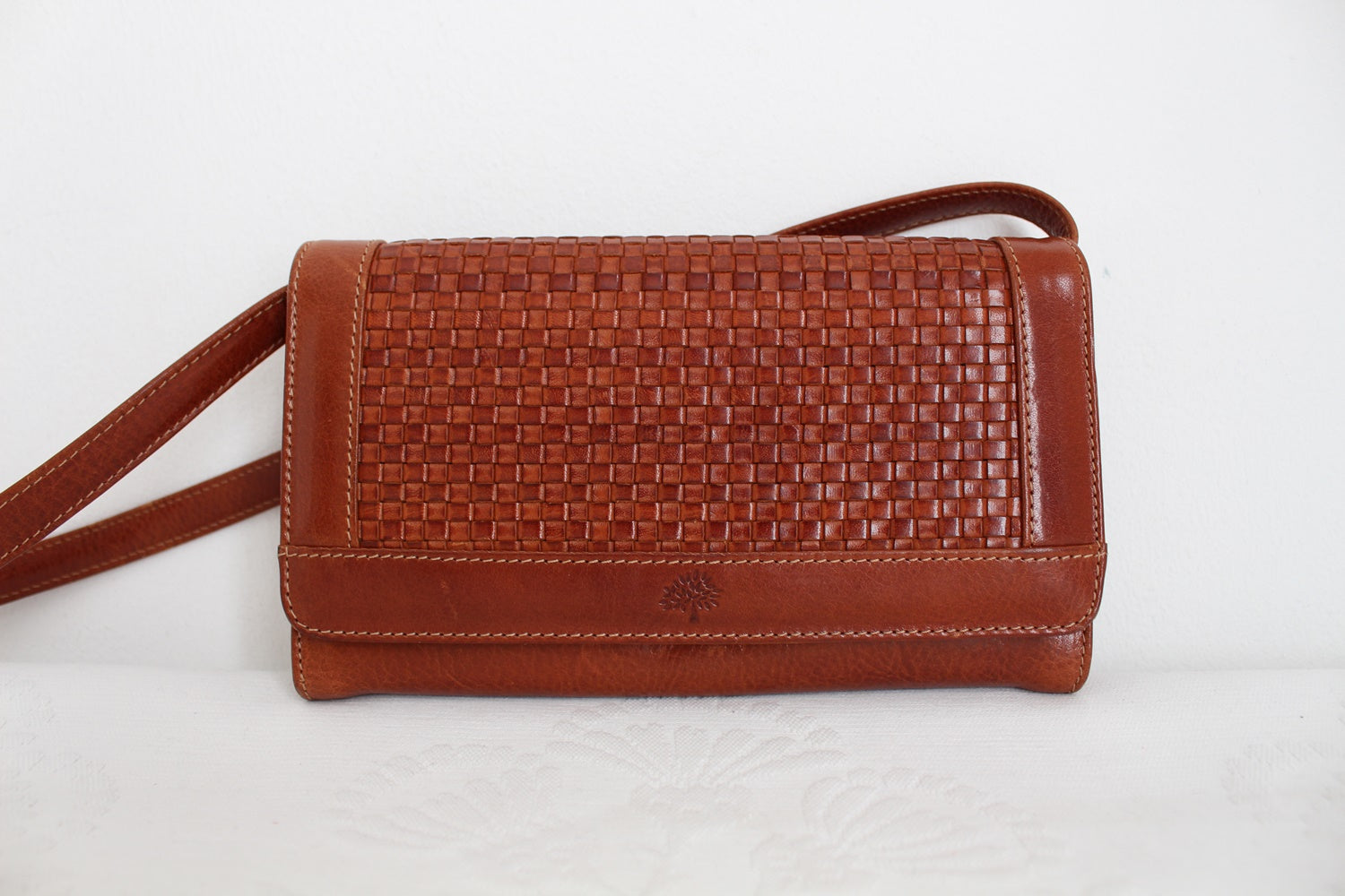 MULBERRY GENUINE LEATHER SMALL HANDBAG