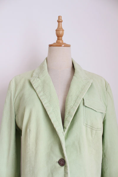 TOMMY HILFIGER CORDUROY JACKET GREEN - SIZE 10