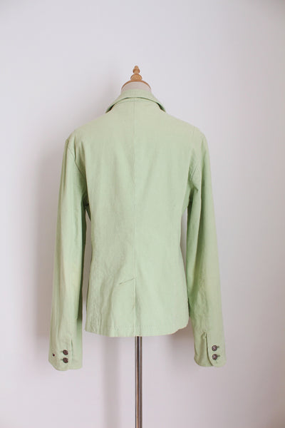 TOMMY HILFIGER CORDUROY JACKET GREEN - SIZE 10