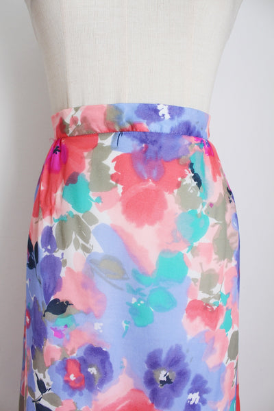 ALEX COLMAN FLORAL MAXI SKIRT - SIZE 8
