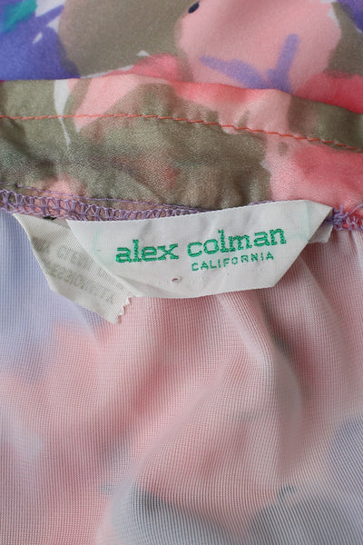 ALEX COLMAN FLORAL MAXI SKIRT - SIZE 8