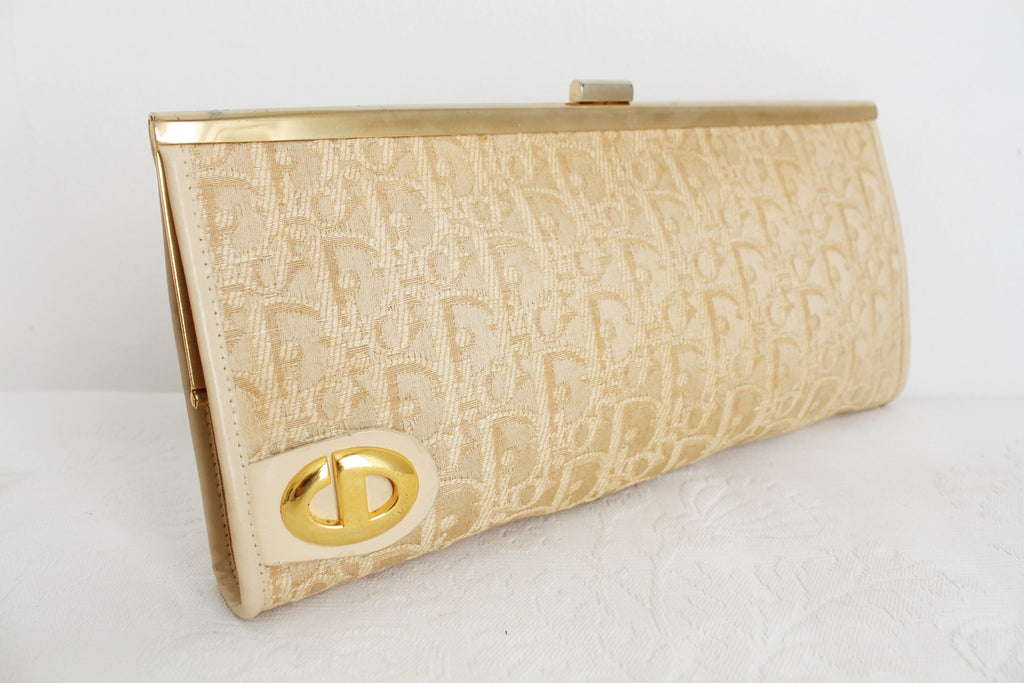 Dior discount monogram clutch