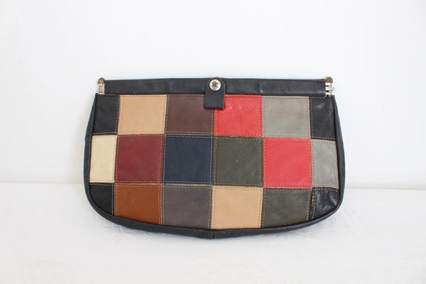 VINTAGE PATCHWORK CLUTCH MULTICOLOUR