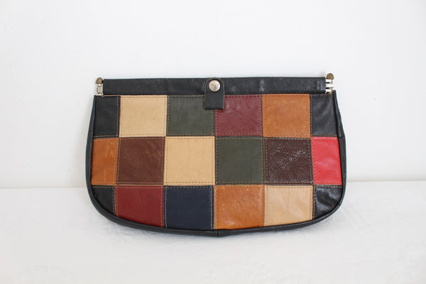 VINTAGE PATCHWORK CLUTCH MULTICOLOUR
