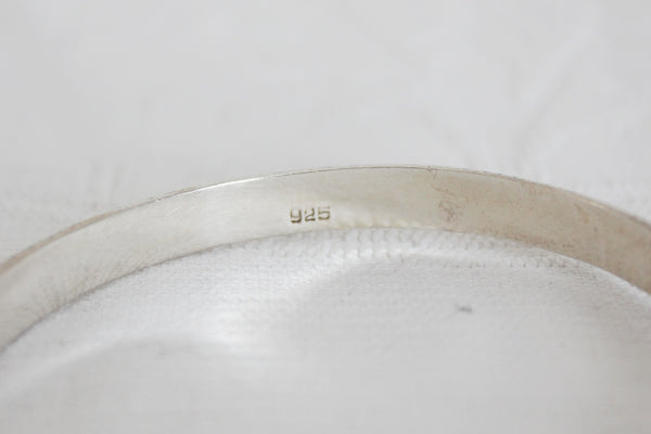 STERLING SILVER FILIGREE BANGLE