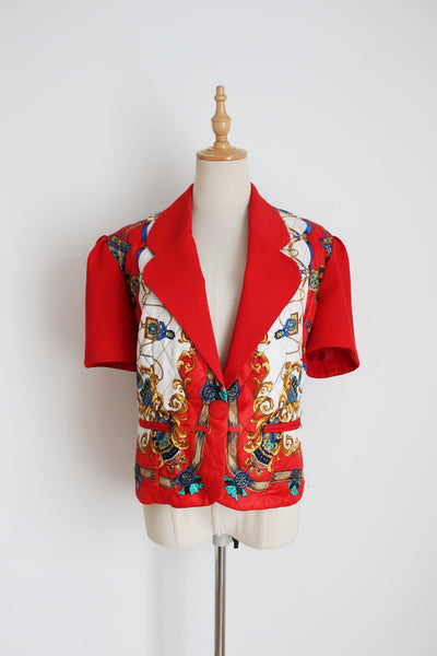 SYLVIE ROIZEN PARIS VINTAGE JACKET - SIZE 14