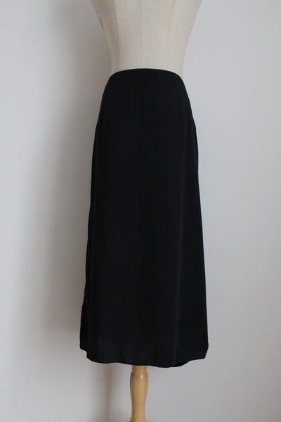 TRENERY MODAL RUCHED SKIRT BLACK - SIZE 12