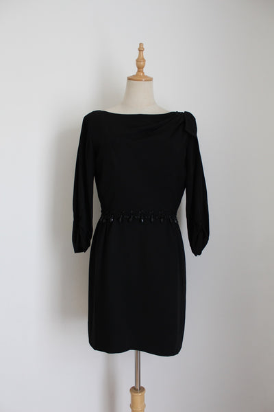 VINTAGE JANE PARIS BEADED COCKTAIL DRESS - SIZE 8