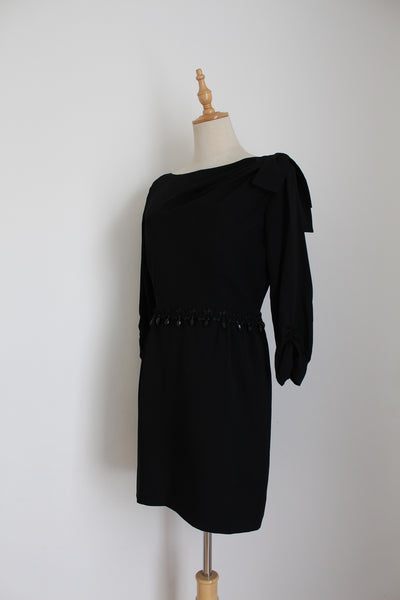 VINTAGE JANE PARIS BEADED COCKTAIL DRESS - SIZE 8