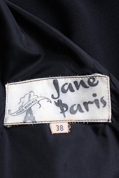 VINTAGE JANE PARIS BEADED COCKTAIL DRESS - SIZE 8