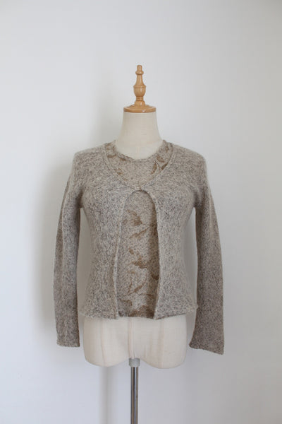COLLEEN EITZEN MOHAIR SWEATER SET - SIZE XS