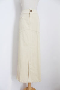 OUI SET MAXI SKIRT CREAM - SIZE 14