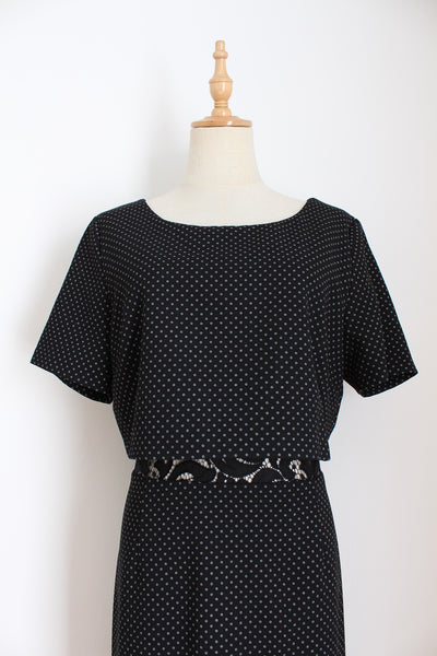MAISON SCOTCH AND SODA DRESS BLACK - SIZE 12