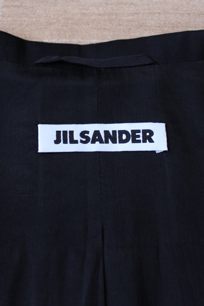JIL SANDER 100% WOOL BLAZER BLACK - SIZE 10
