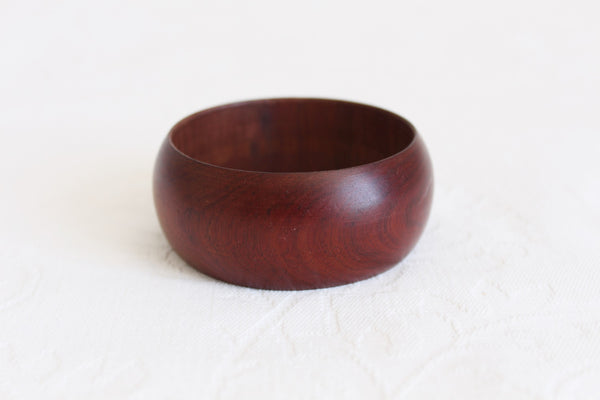 VINTAGE CHERRY STAIN WOODEN BANGLE