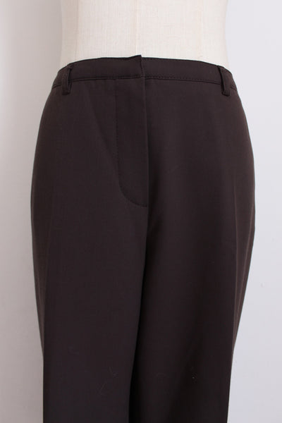 GERRY WEBER FLARED TROUSER BROWN - SIZE 14