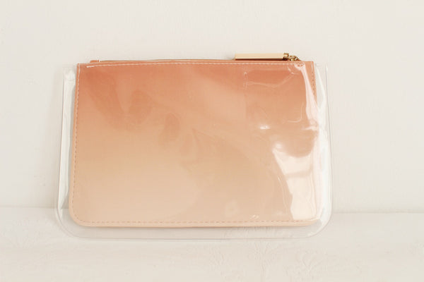BURBERRY PVC OMBRE COSMETIC POUCH