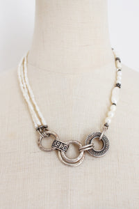 MIGLIO FRESHWATER PEARL ASYMMETRICAL NECKLACE