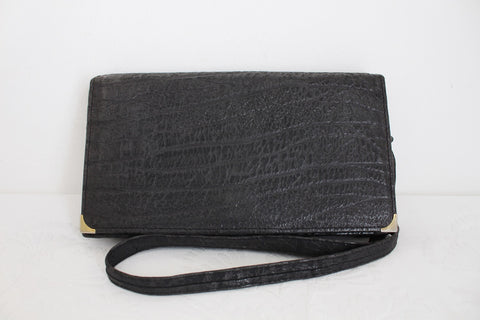 VINTAGE BUFFALO SKIN BOX SLING GREY