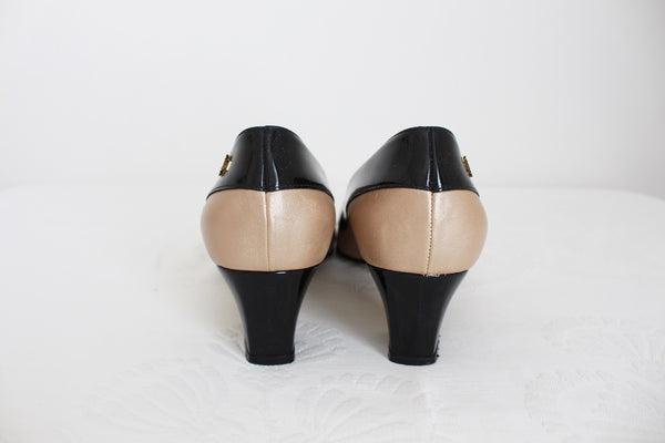 DONNA LAURA VENEZIA GENUINE LEATHER HEELS - SIZE 6