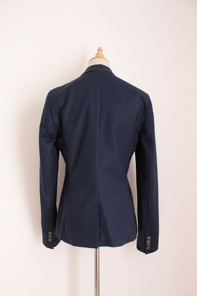 TOMMY HILFIGER COTTON BLAZER NAVY - SIZE 8