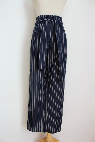 POETRY STRIPE TROUSERS BLUE - SIZE 12