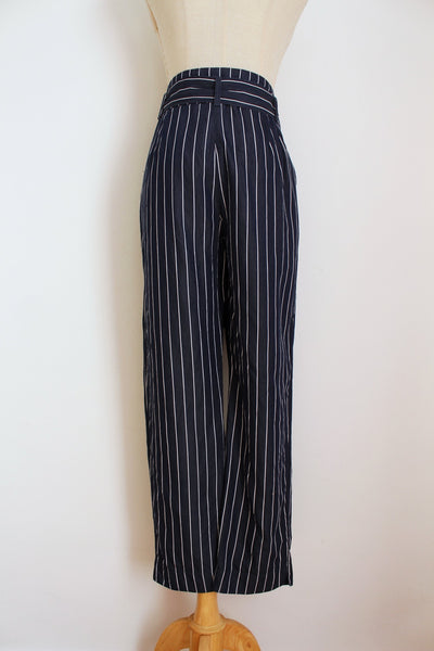 POETRY STRIPE TROUSERS BLUE - SIZE 12