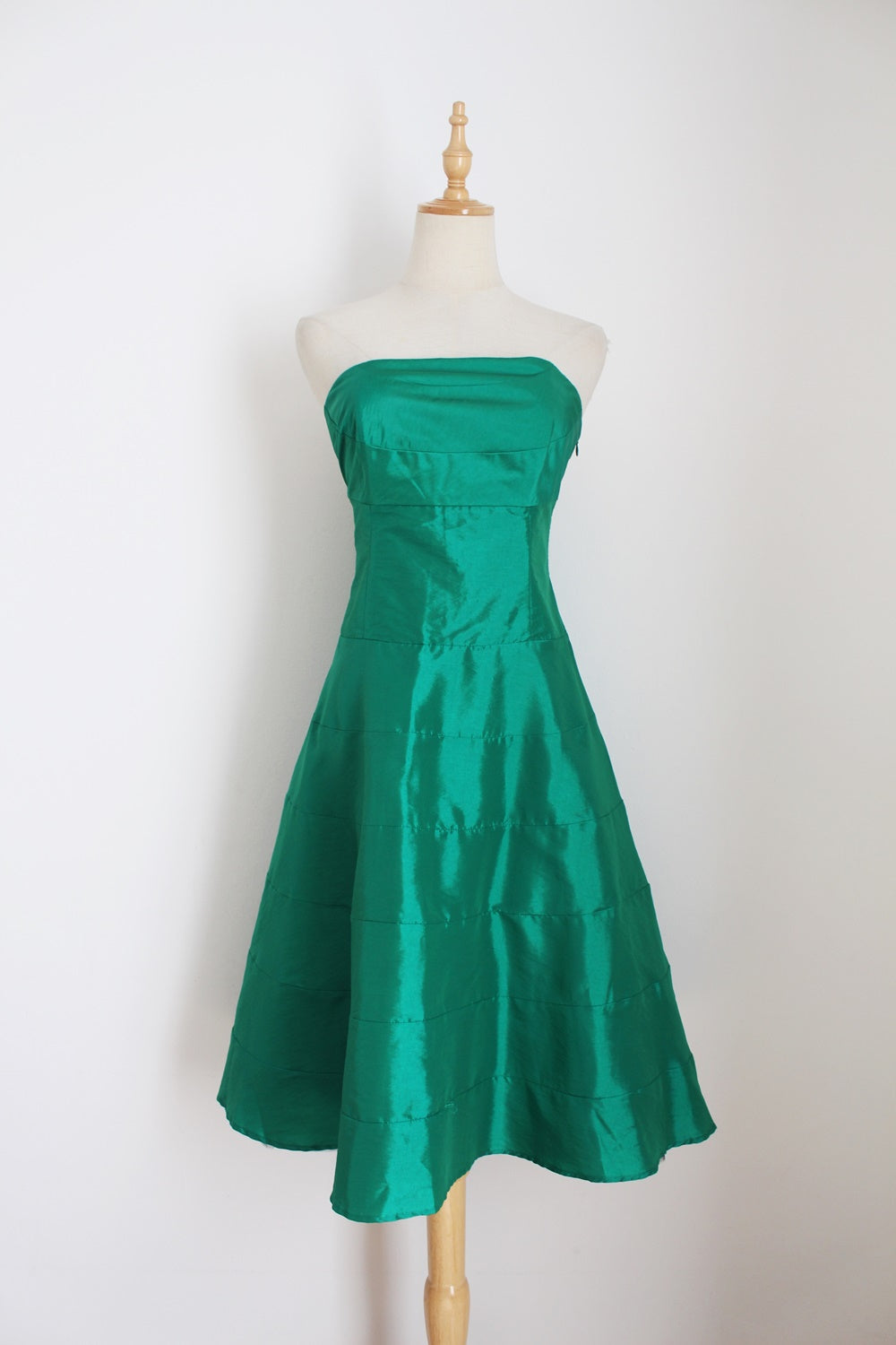 JO BORKETT COCKTAIL DRESS GREEN - SIZE 10