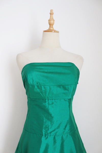 JO BORKETT COCKTAIL DRESS GREEN - SIZE 10