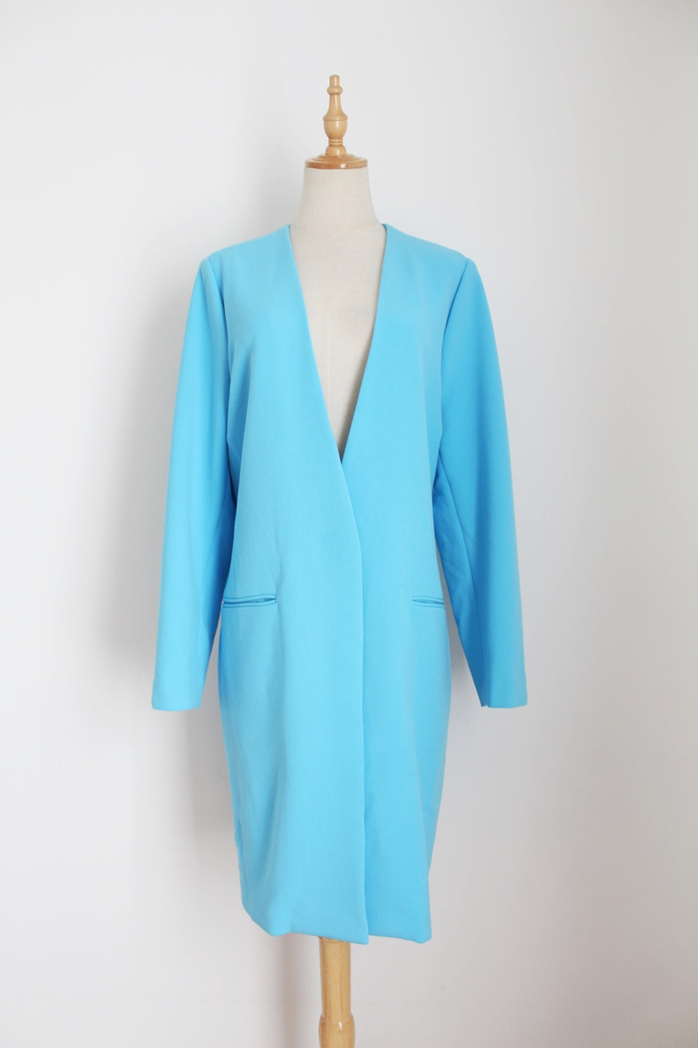 MALENE BIRGER COAT SKY BLUE - SIZE 16