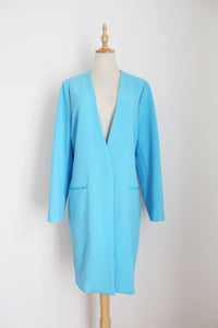 MALENE BIRGER COAT SKY BLUE - SIZE 16