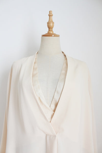 MALENE BIRGER BLOUSE CREAM - SIZE 14