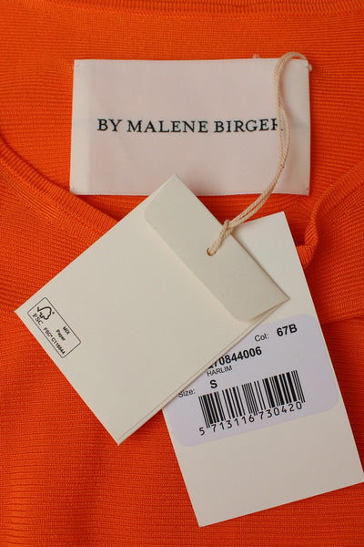 MALENE BIRGER KNIT MAXI DRESS ORANGE - SIZE S