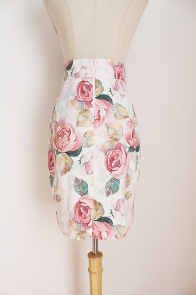 SOPHIA LEE FLORAL PENCIL SKIRT - SIZE 12