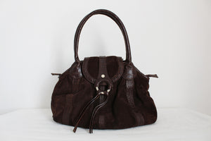 RUSSELL & BROMLEY SUEDE LEATHER BAG