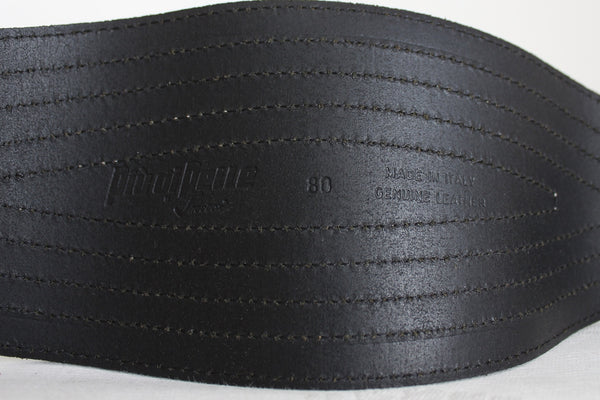 NEW PIU DI PELLE SUEDE BELT BLACK