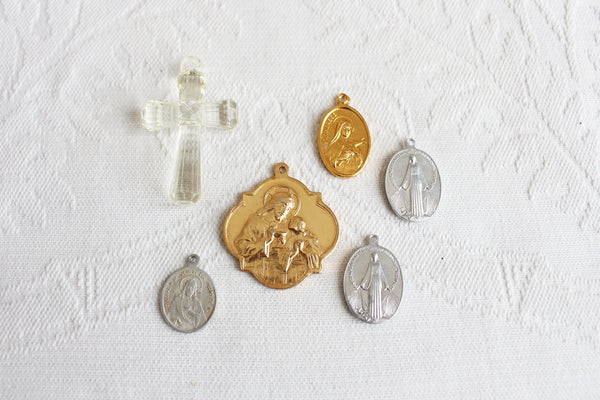 VINTAGE RELIGIOUS ICON CHARMS