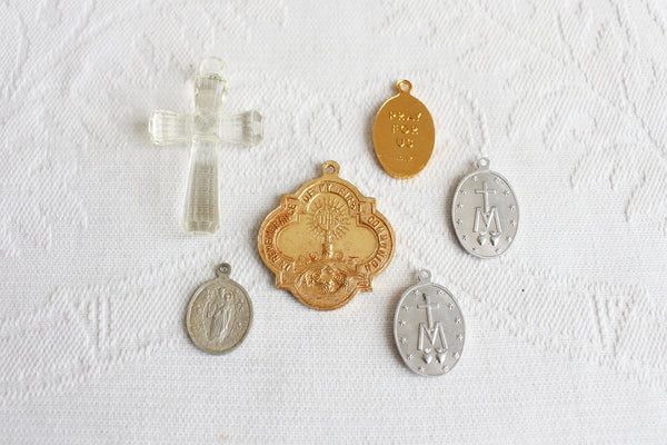 VINTAGE RELIGIOUS ICON CHARMS